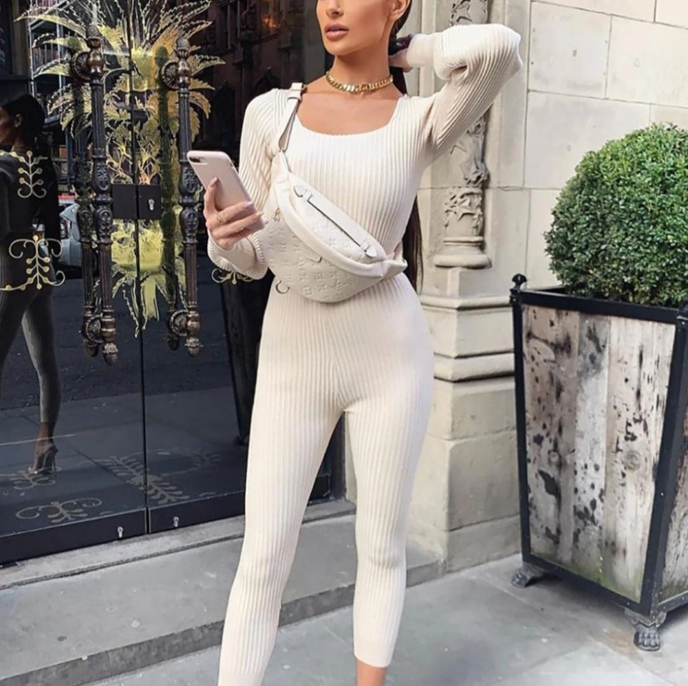 Fashion Nova Square up Sweater/Cream